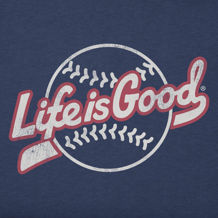 Life is Good Men's Baseball Ballyard Crusher Lite Tee