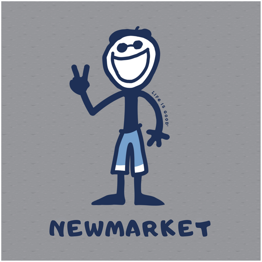 Life is Good Men's Newmarket Jake Peace Crusher Tee