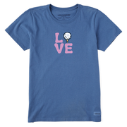 Life is Good Women's Love for Golf Crusher Lite Tee