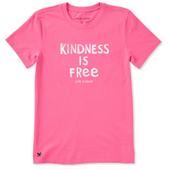 Life is Good Women's Kindness is Free Crusher Tee