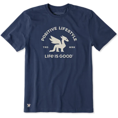 Life is Good Men's Positive Lifestyle Crusher Tee