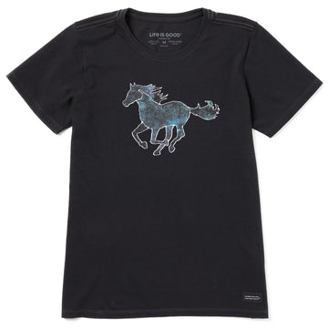 Life is Good Women's Spirit of the Horse Crusher Tee