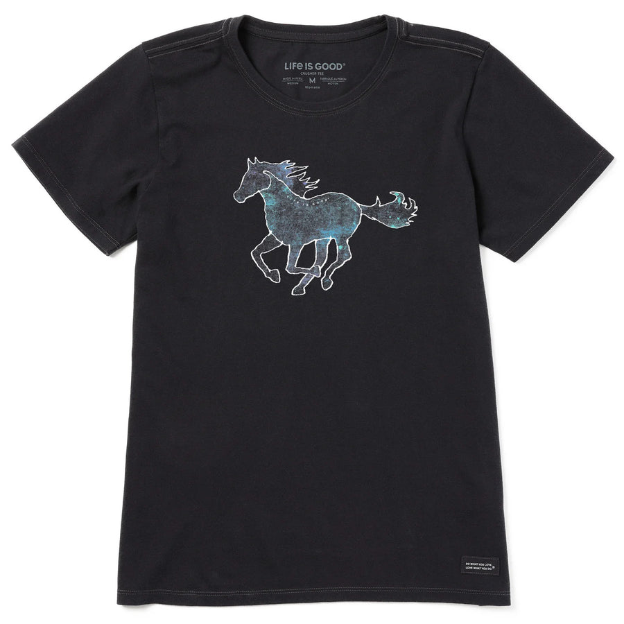 Life is Good Women's Spirit of the Horse Crusher Tee