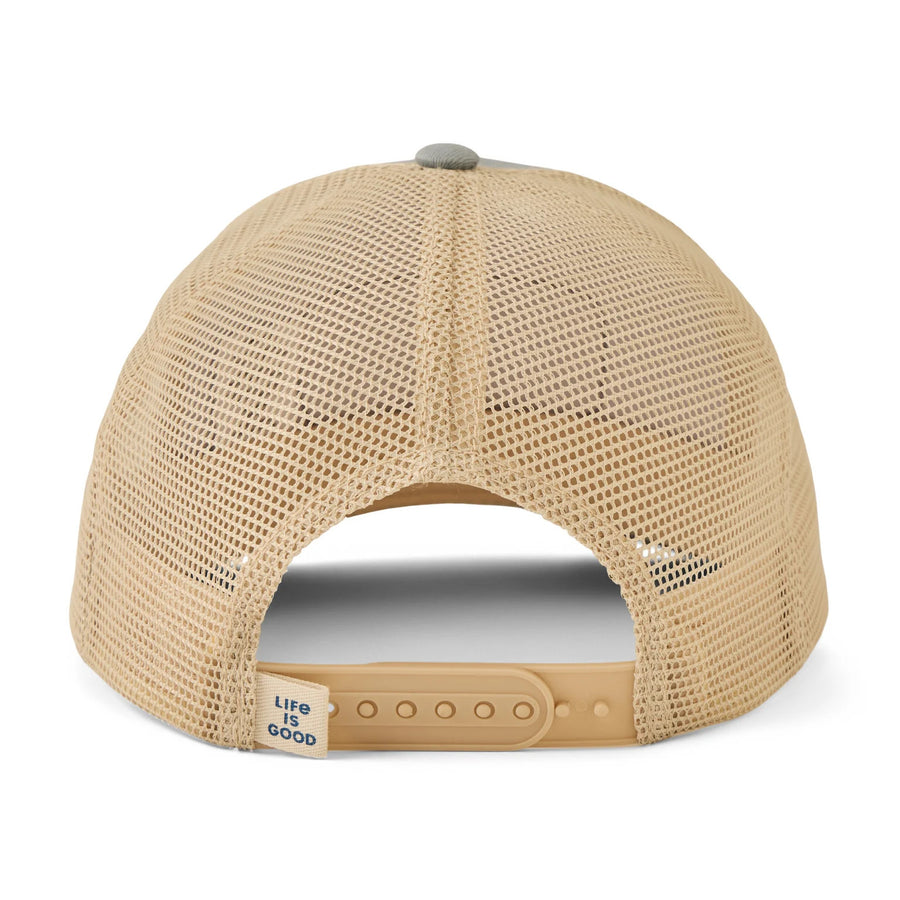 Life is Good Three Pine Patch Trucker