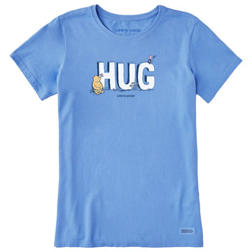 Life is Good Women's Hug Winnie Crusher Tee