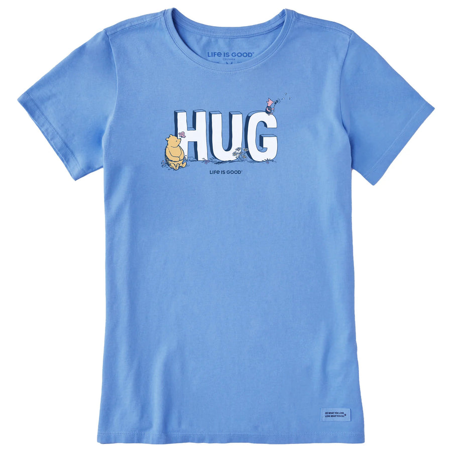 Life is Good Women's Hug Winnie Crusher Tee