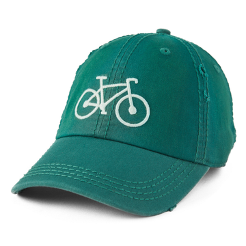 Life is Good Bike More Worry Less Sunwashed Chill Cap
