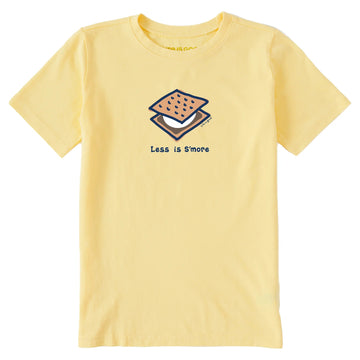 Life is Good Kids Less is Smore Crusher Tee