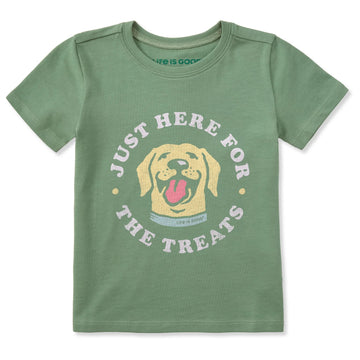 Life is Good Toddler Here for the Treats Short Sleeve Crusher Tee