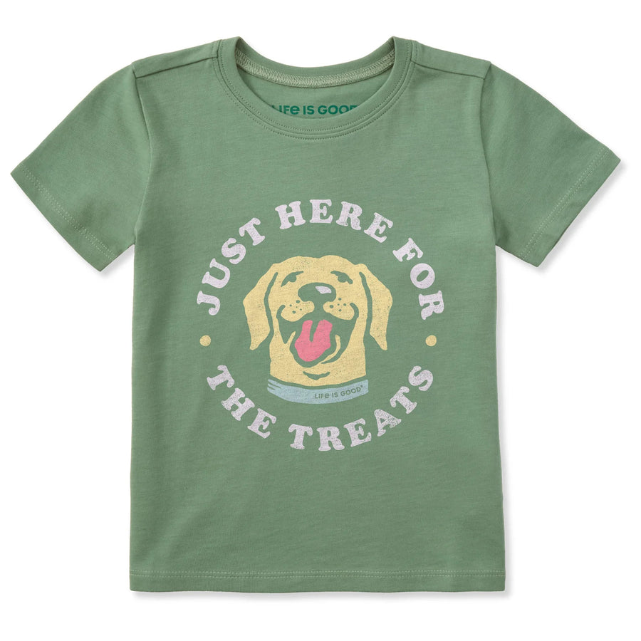 Life is Good Toddler Here for the Treats Short Sleeve Crusher Tee