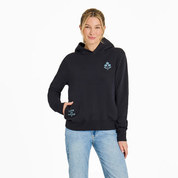Life is Good Women's Daisy Trio Good Vibes Fleece Hoodie
