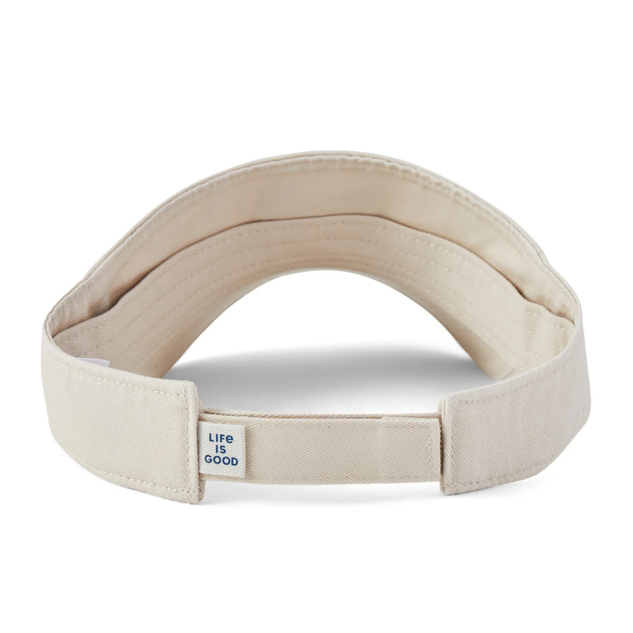 Life is Good Retro Sunburst Chill Cap Visor