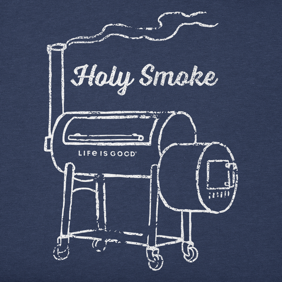 Life is Good Men's Holy Smoke Smoker Crusher Tee