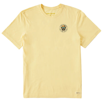 Life is Good Men's On the Water Bucket Dog Crusher Tee