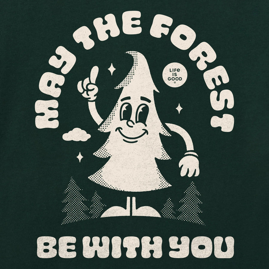 Life is Good Kids May the Forest Be With You Mascot Long Sleeve Crusher Tee
