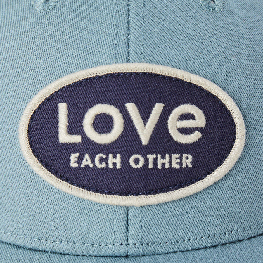 Life is Good Love Each Other Patch Trucker