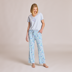 Life is Good Women's Climbing Floral Pattern Lightweight Sleep Pant