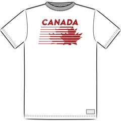 Life is Good Men's Clean Canada Maple Stripes Crusher Tee