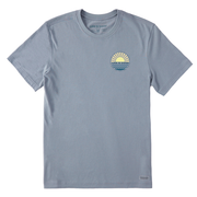 Life is Good Men's Sunset on the Water Crusher Tee