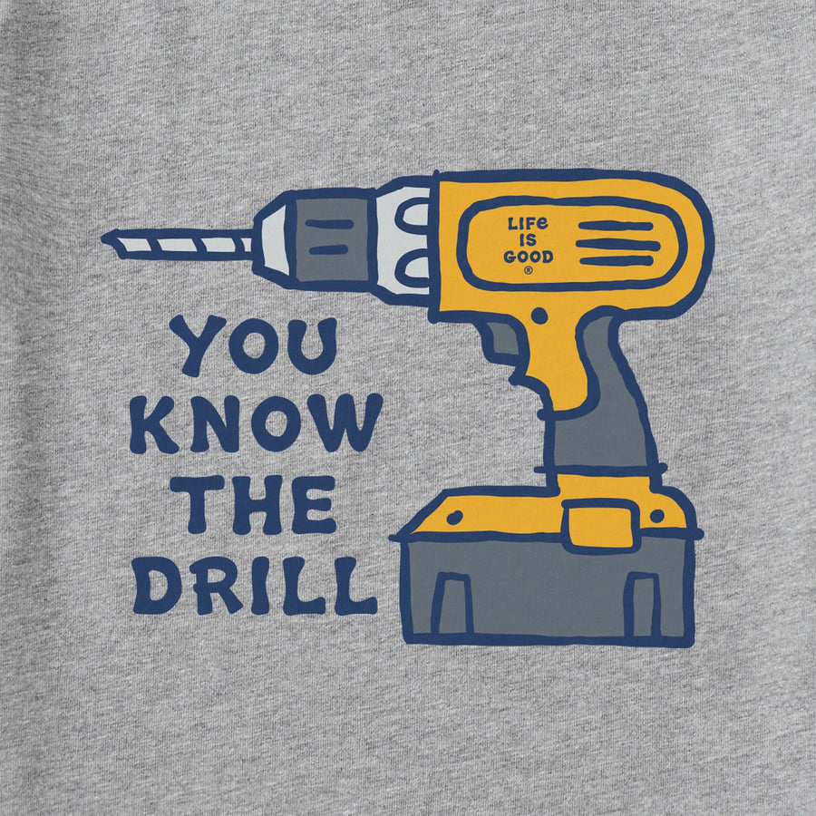 Life is Good Men's You Know the Drill Crusher Tee