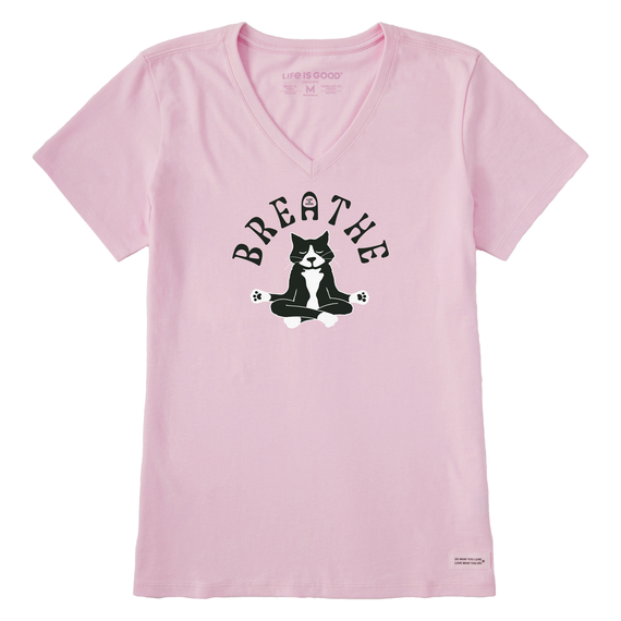 Life is Good Women's Breathe Tuxedo Cat Crusher Lite Vee