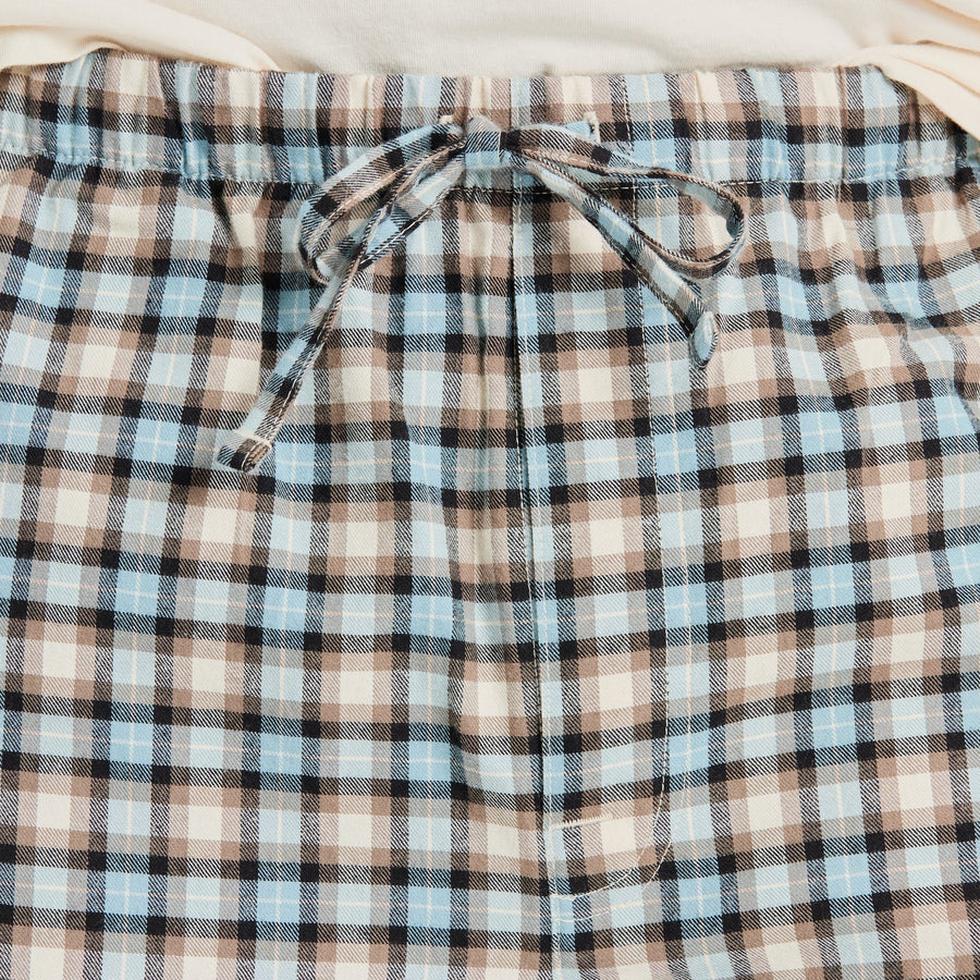 Life is Good Men's Putty Check Plaid Classic Sleep Pant