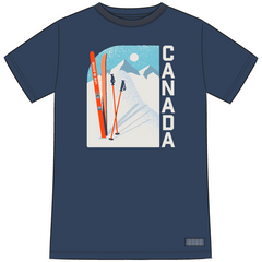 Life is Good Women's Ski Canada Crusher Tee