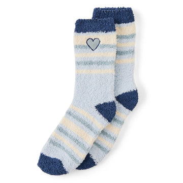 Life is Good Mini Heart Snuggle Sock