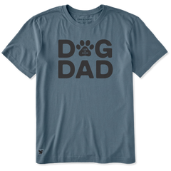 Life is Good Men's Paw Dog Dad Crusher Lite Tee