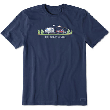 Life is Good Men's Camp More on the Road Crusher Tee
