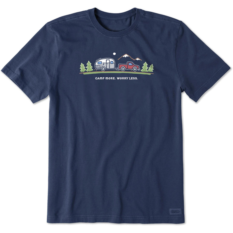 Life is Good Men's Camp More on the Road Crusher Tee