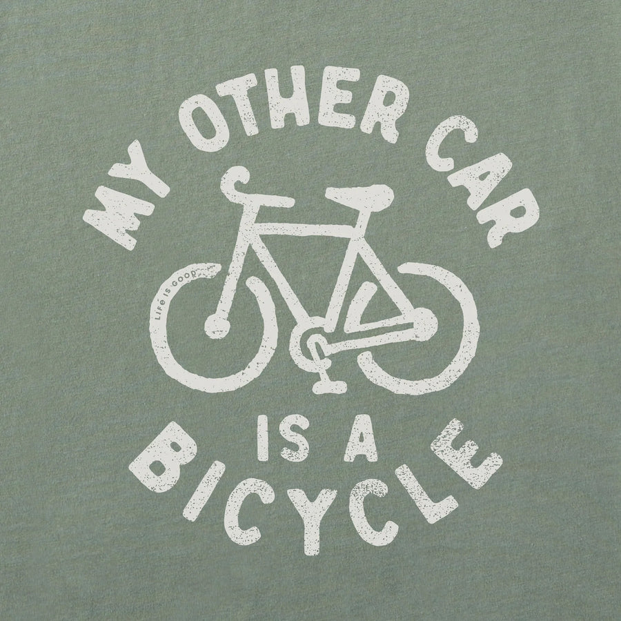 Life is Good Men's My Other Car is a Bicycle Short Sleeve Crusher Tee