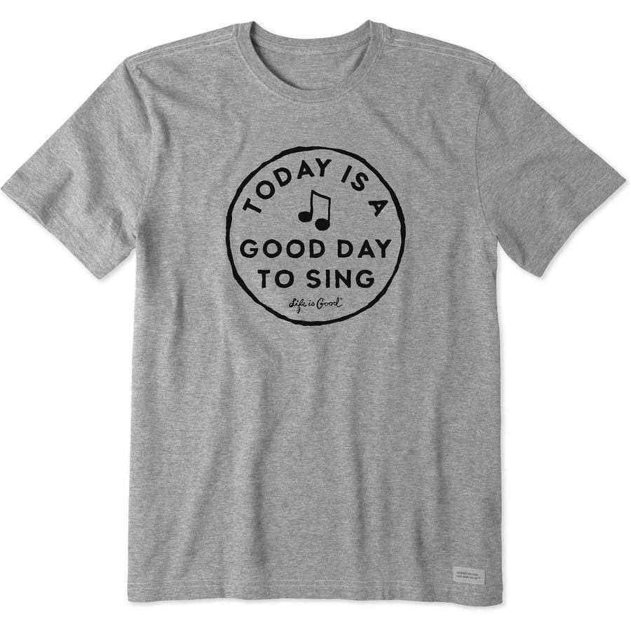 Life is Good Men's Today is a Good Day to Sing Short Sleeve Tee