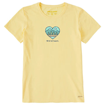 Life is Good Women's Wild At Heart Crusher Tee