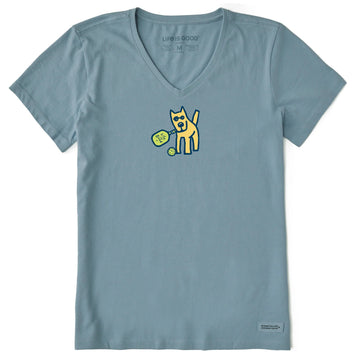 Life is Good Women's Rocket Pickleball Crusher Tee