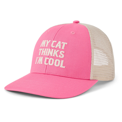 Life is Good My Cat Thinks Im Cool Trucker