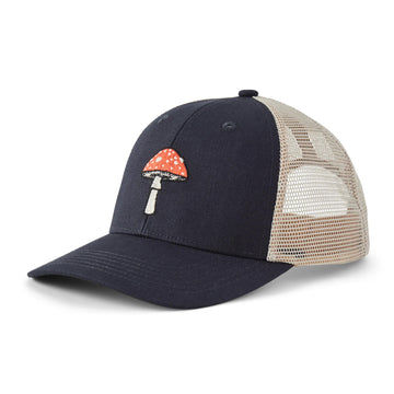 Life is Good Mushroom Trucker Cap
