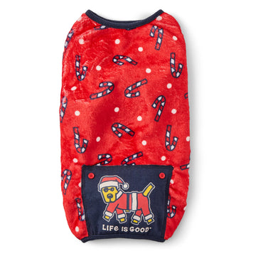 Life is Good Rocket Santa Suit Pet Pajamas