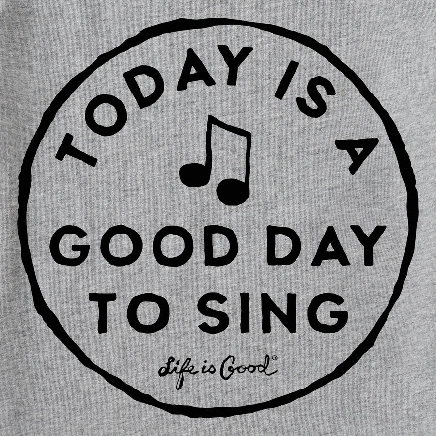 Life is Good Men's Today is a Good Day to Sing Short Sleeve Tee