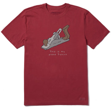 Life is Good Men's Plane T-Shirt Crusher Tee