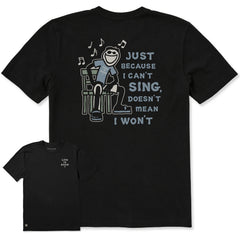 Life is Good Men's Jake can't Sing Crusher Tee