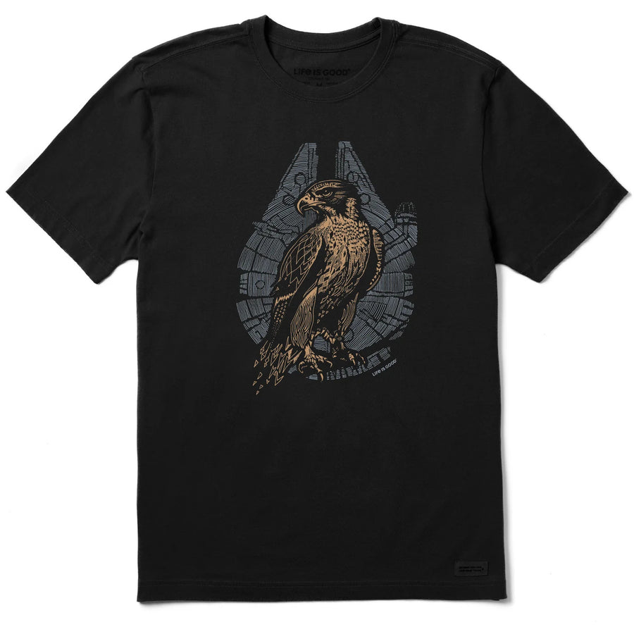 Life is Good Men's Millennial Falcon Crusher Tee