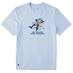 Life is Good Men's Jake Not Working Crusher Tee