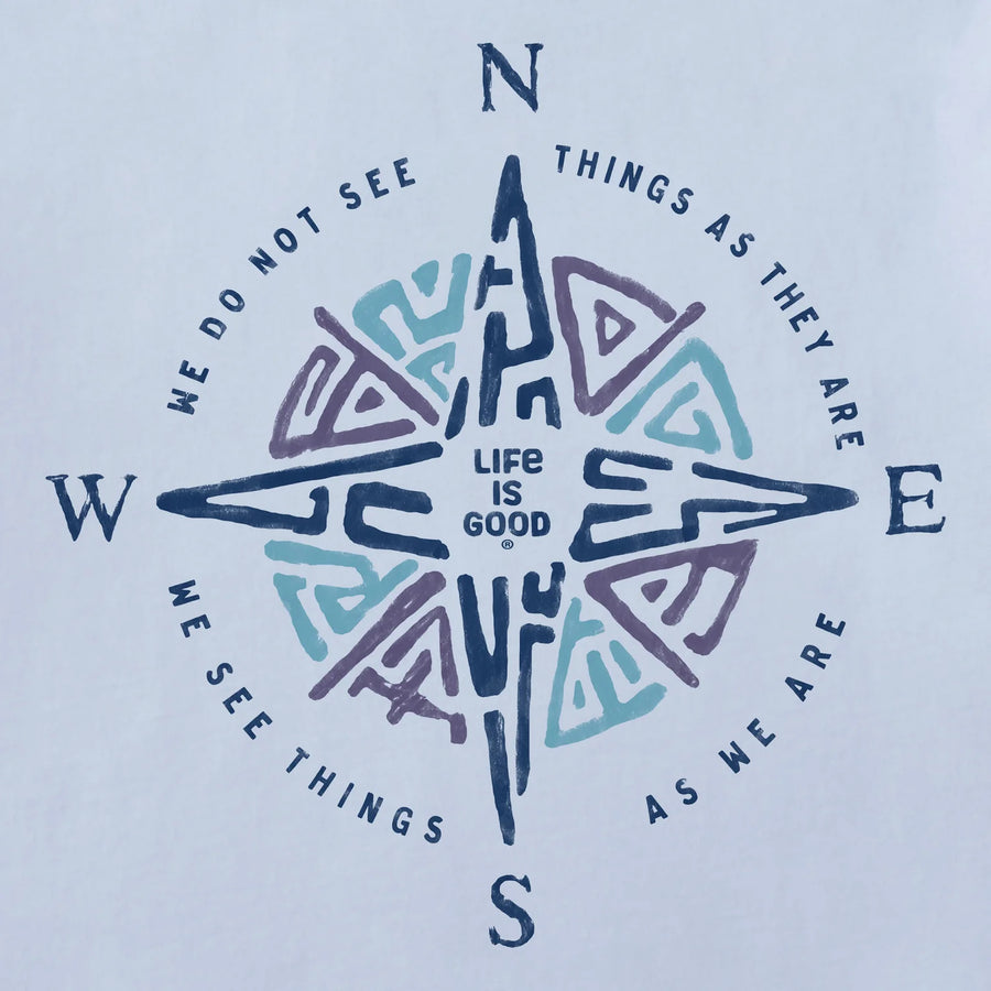 Life is Good Women's Tribal Compass Crusher Tee