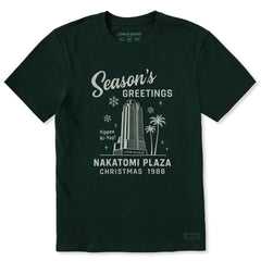 Life is Good Men's Greetings from Nakatomi Plaza Crusher Tee