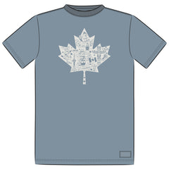 Life is Good Men's Canada Maple Medley Crusher Tee