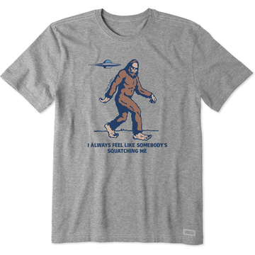 Life is Good Men's Somebody's Squatching Me Crusher Tee