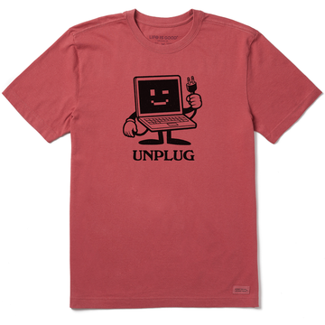 Life is Good Men's Matchbook Unplug Crusher Tee