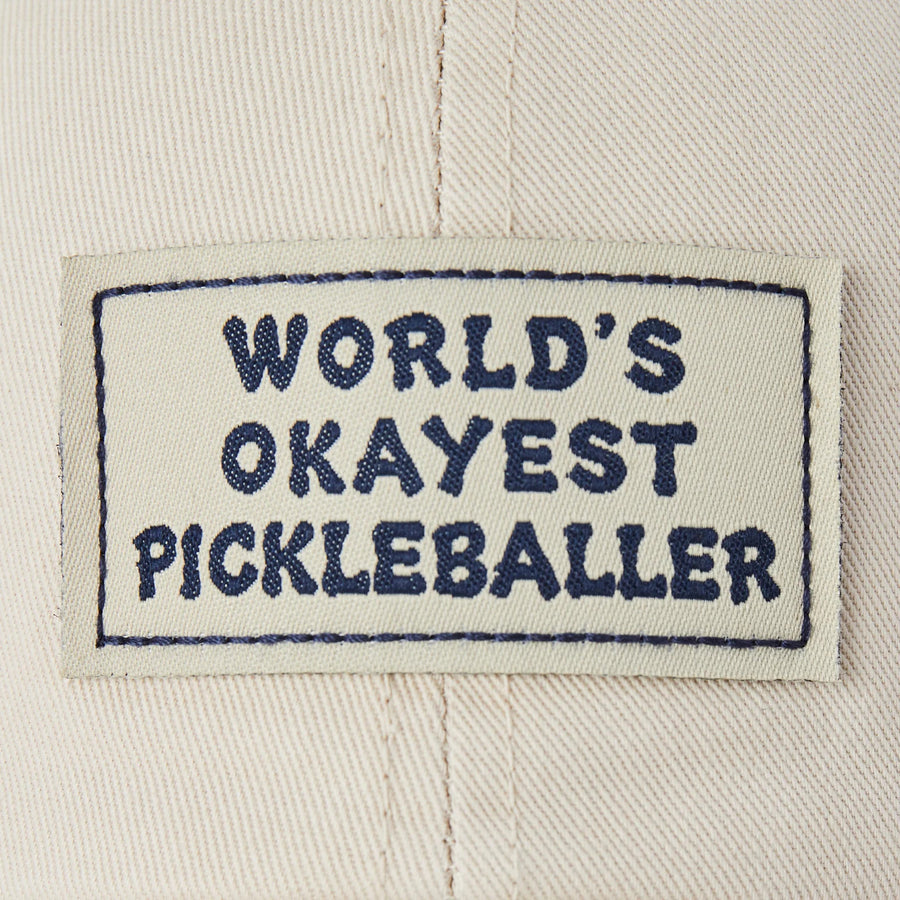Life is Good World's Okayest Pickleballer Chill Cap
