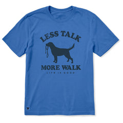 Life is Good Men's Less Talk More Walk Crusher Tee